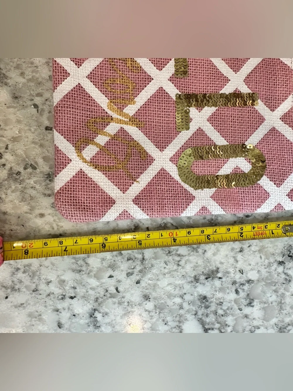 Mud Pie Pink & Gold 